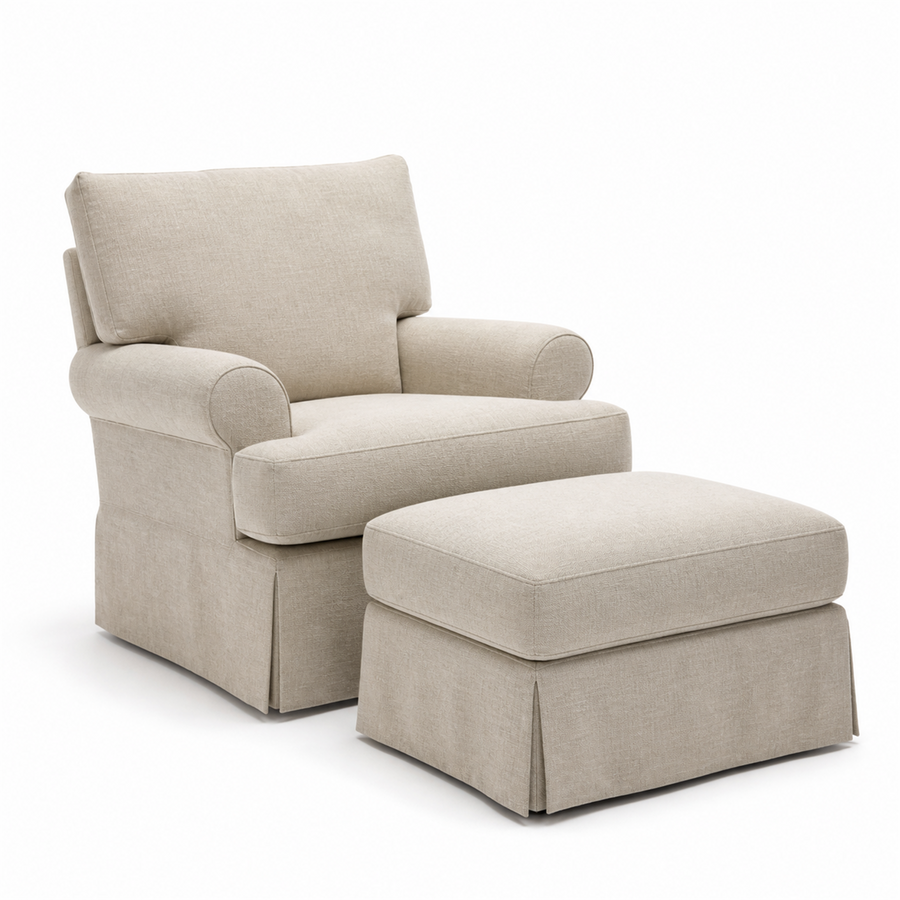 Advent Reading Chair & Ottoman