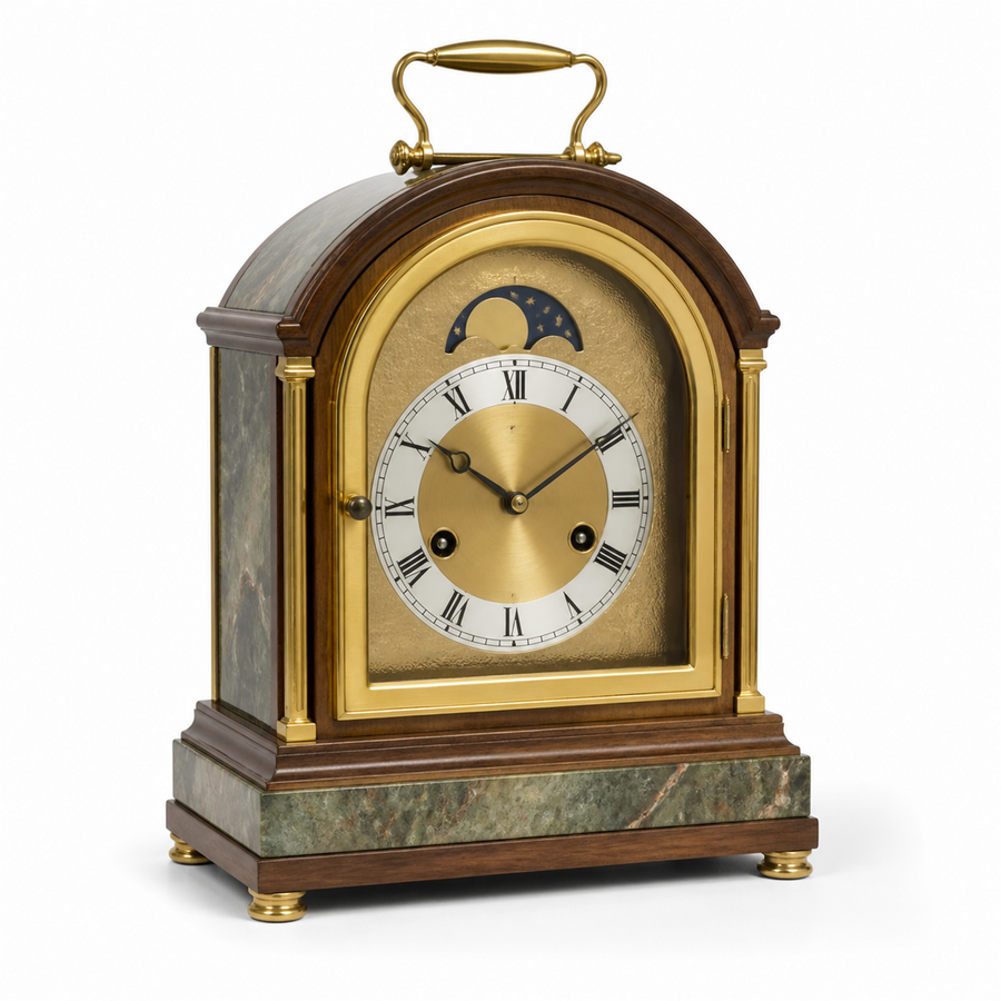 Bergere Mantel Clock — Moonphase