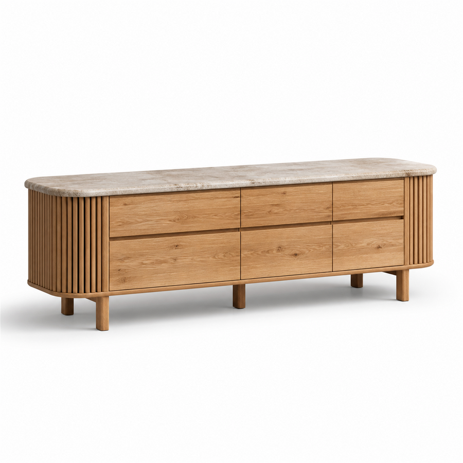 Cinovka Credenza 2.2 m — Stone Top