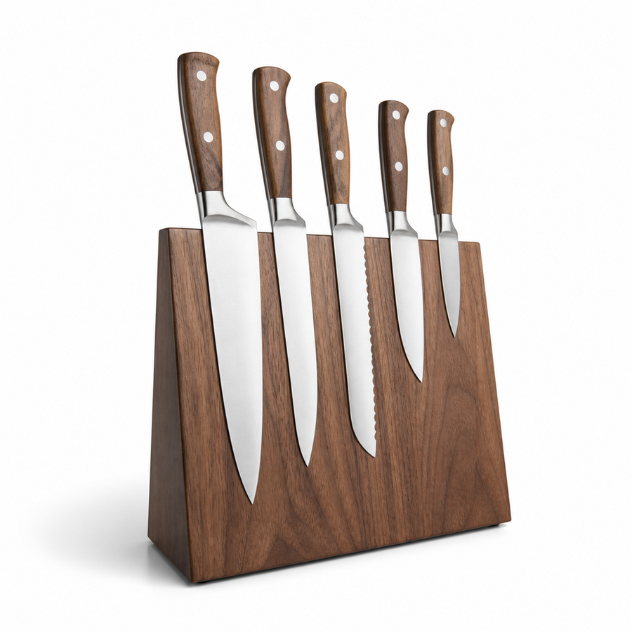 Cinovka Knife Suite — 5 + Block