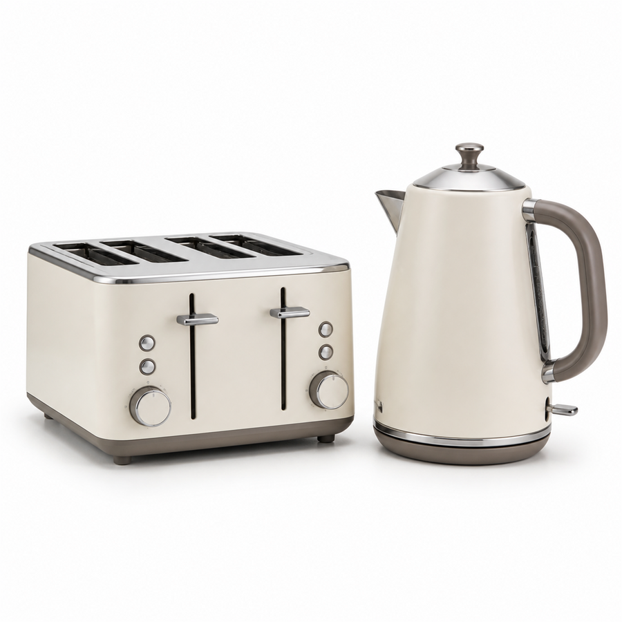 Console Breakfast Set — Kettle & Toaster