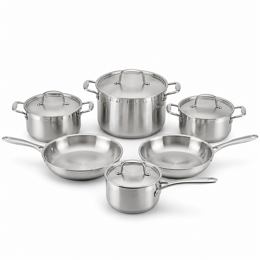 Damask Clad Set — 7 Pieces