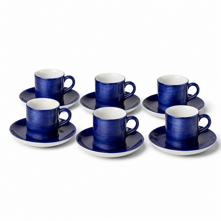 Espresso Cups — Cobalt Set of 6