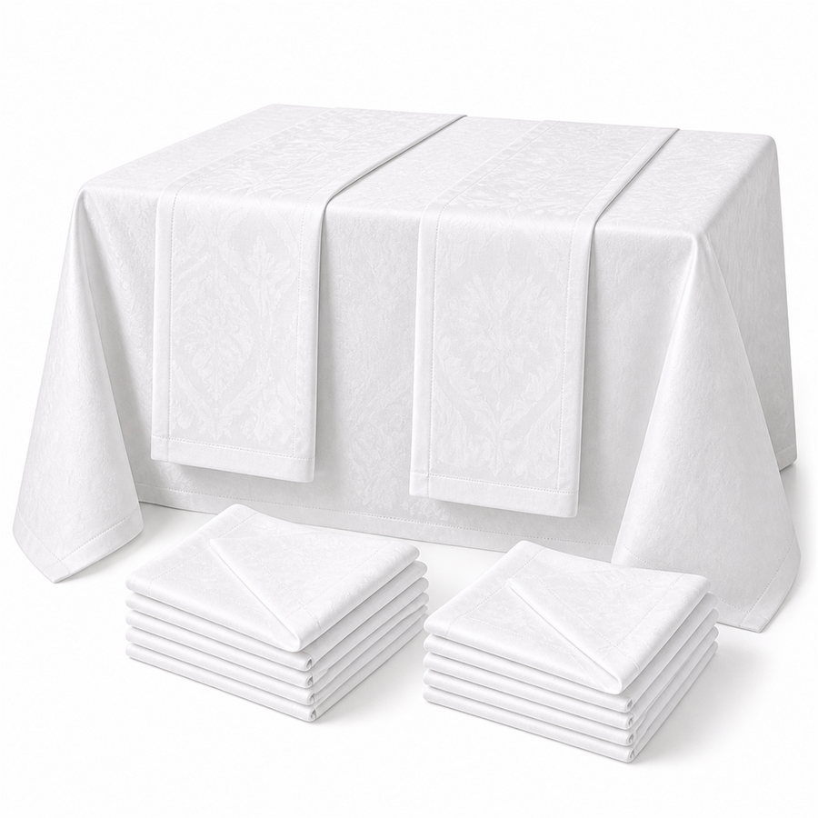 Foyer Table Trousseau for 12 — Damask