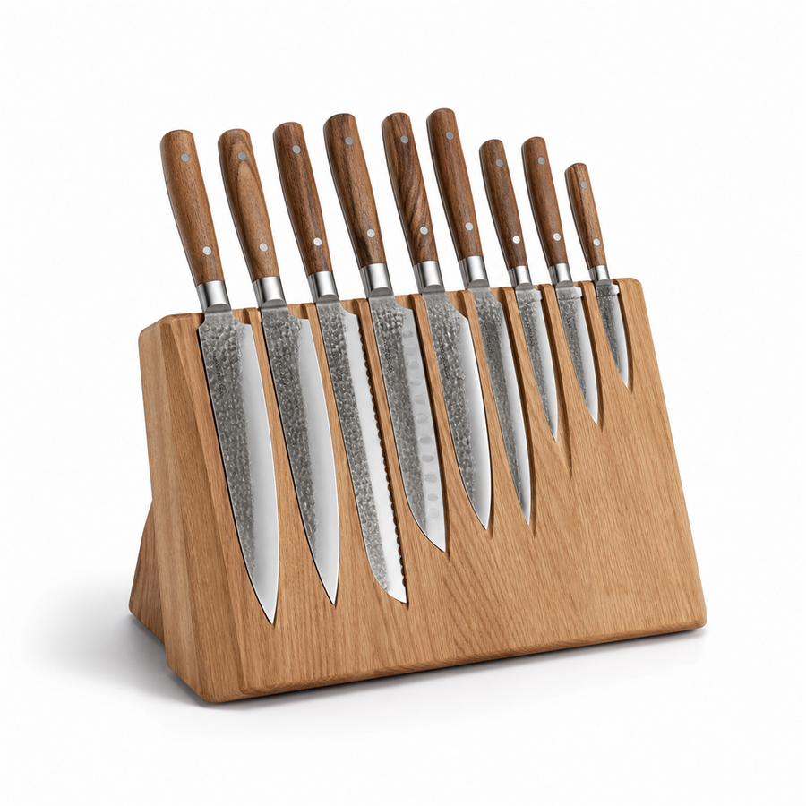 Krakela Knife Suite — 9 + Block