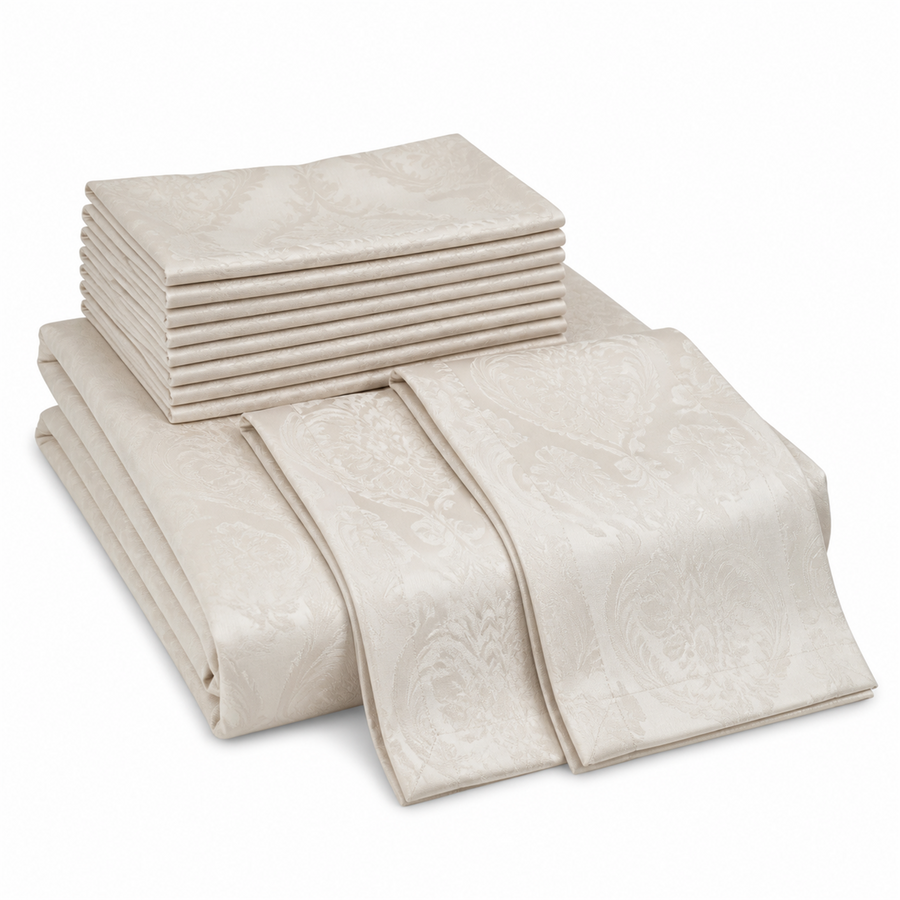 Lipa Table Trousseau for 12 — Damask