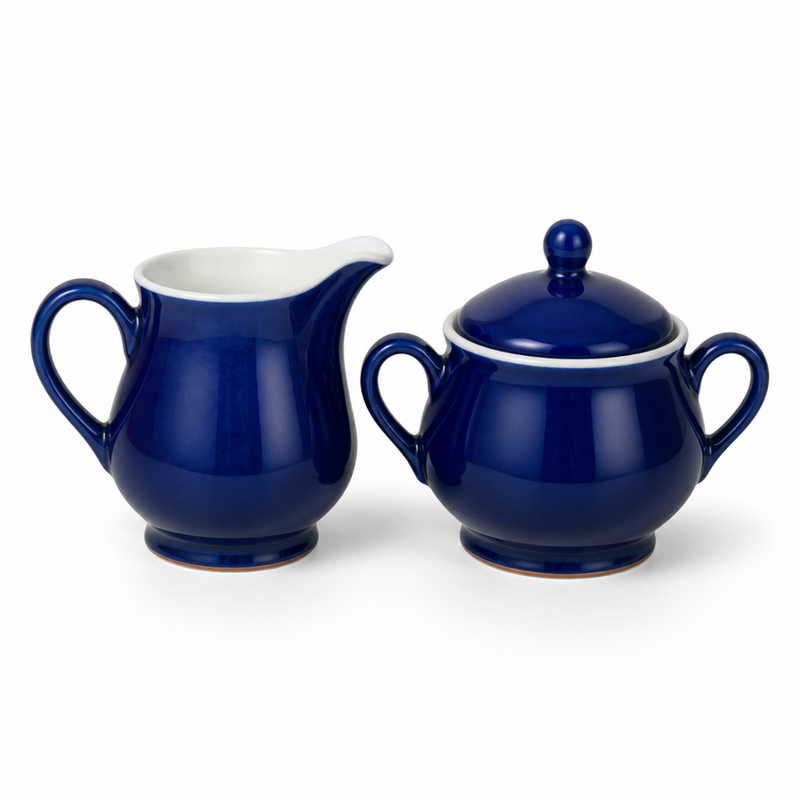 Milk Jug & Sugar — Cobalt Pair