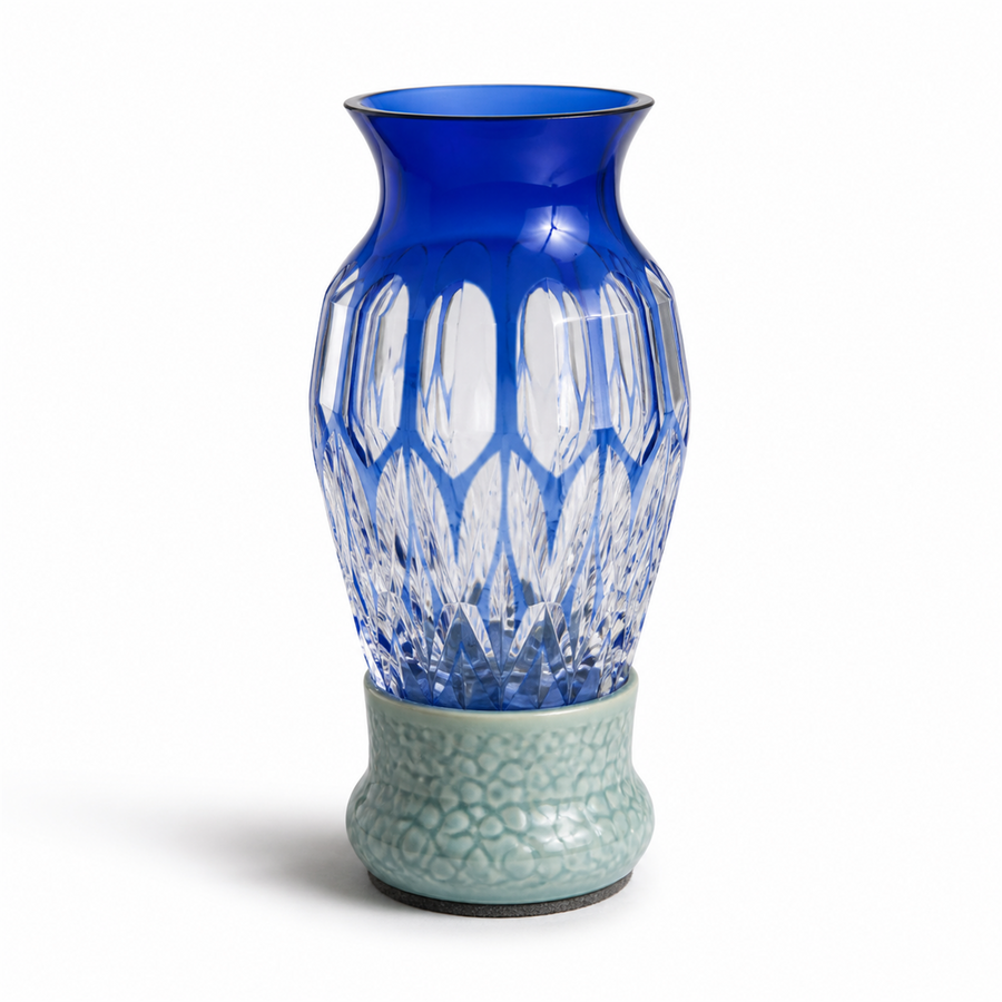 Patina Crystal Vase 30