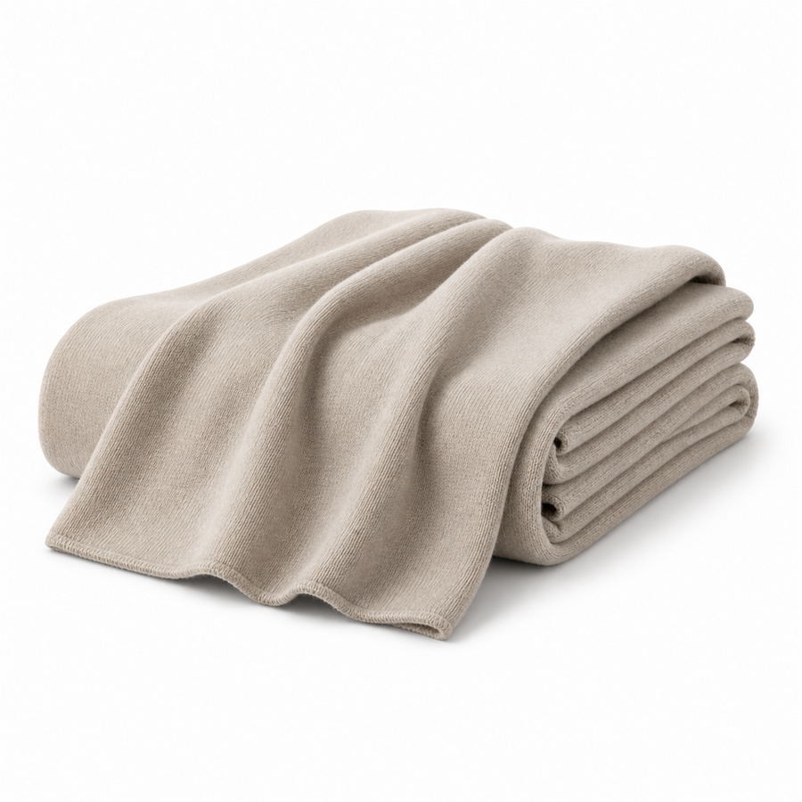 Perkal Cashmere Throw