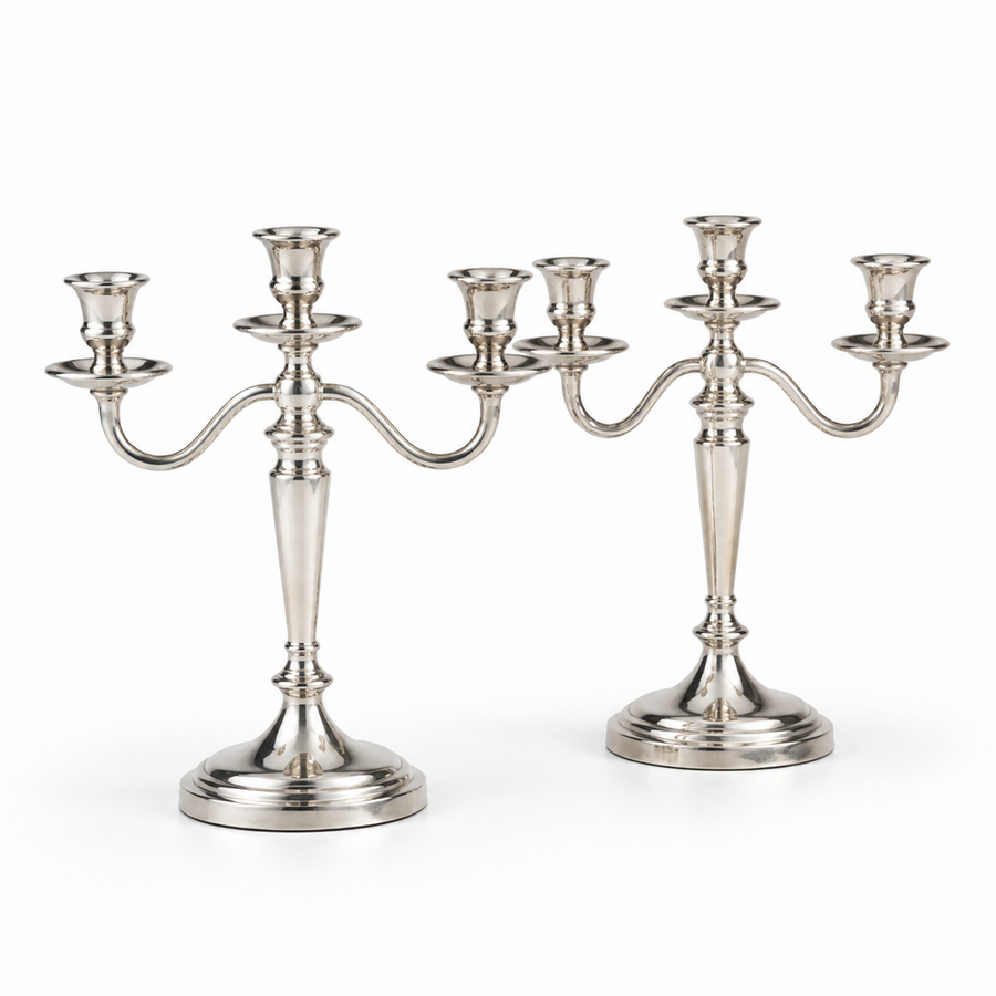 Podkrovi Candelabra Pair — Three-Arm