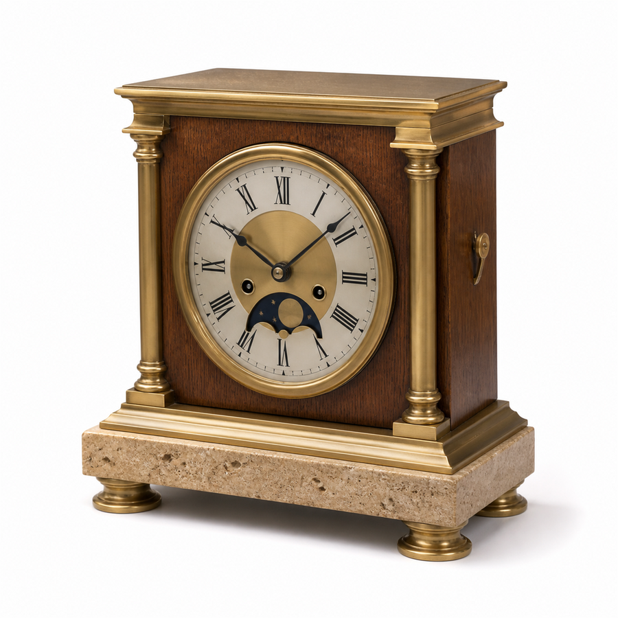 Pradeno Mantel Clock — Moonphase