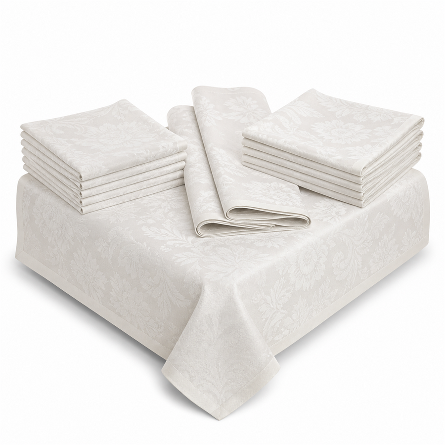 Saliera Table Trousseau for 12 — Damask