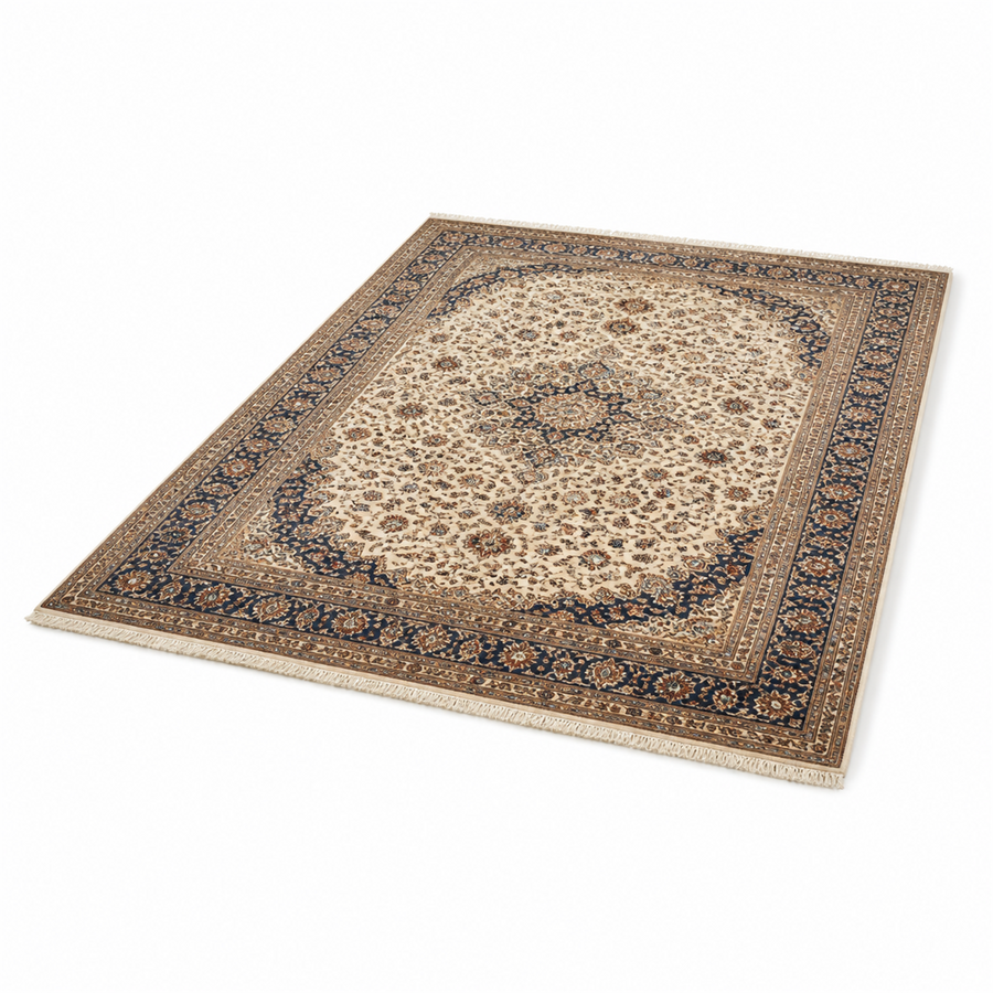 Smalt Hand-Knotted Rug 3×4 m — Salon