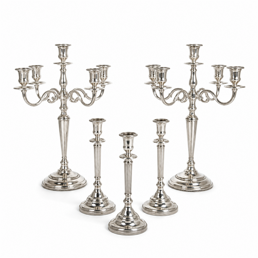 Stribro Candelabra Suite — Table Set