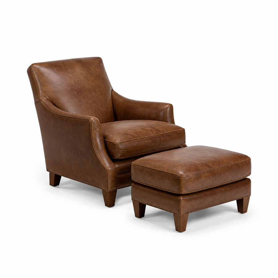 Terrine Reading Chair & Ottoman