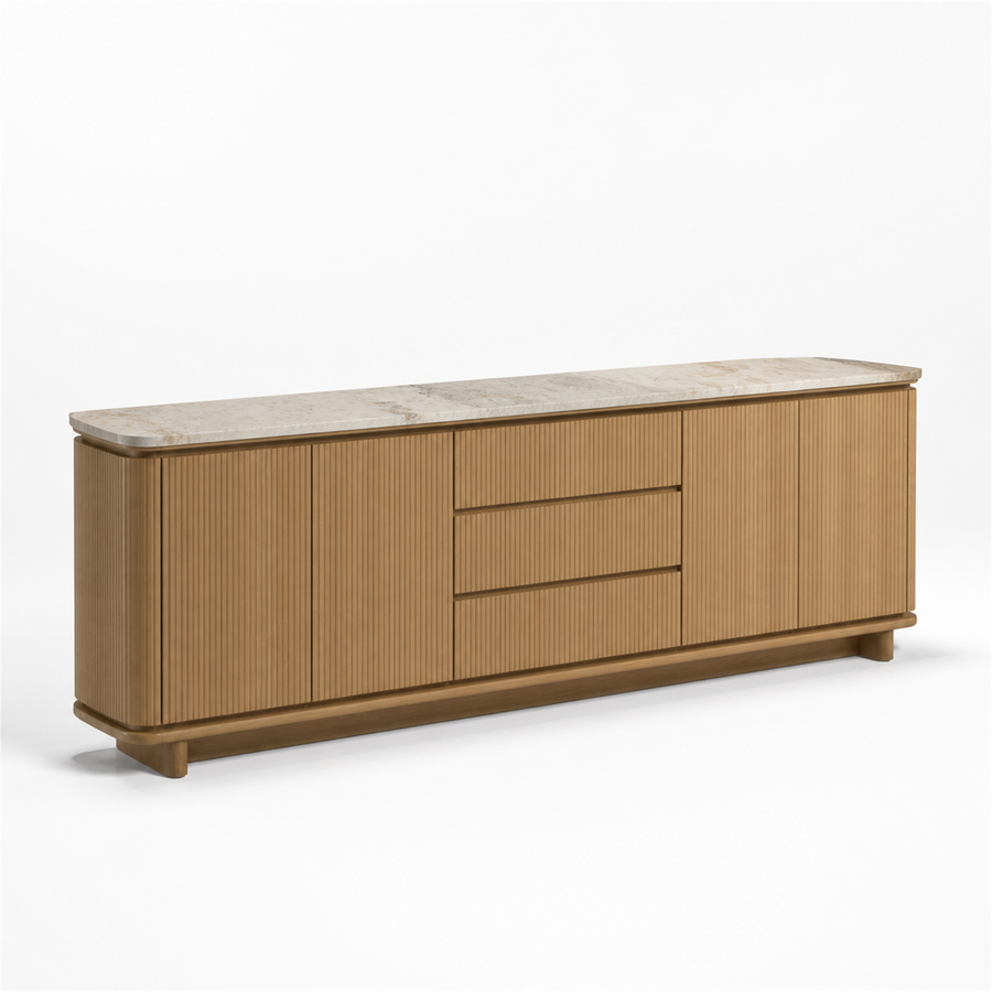Trumeau Credenza 2.2 m — Stone Top