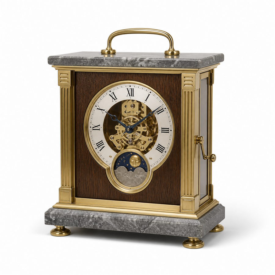 Vassoio Mantel Clock — Moonphase
