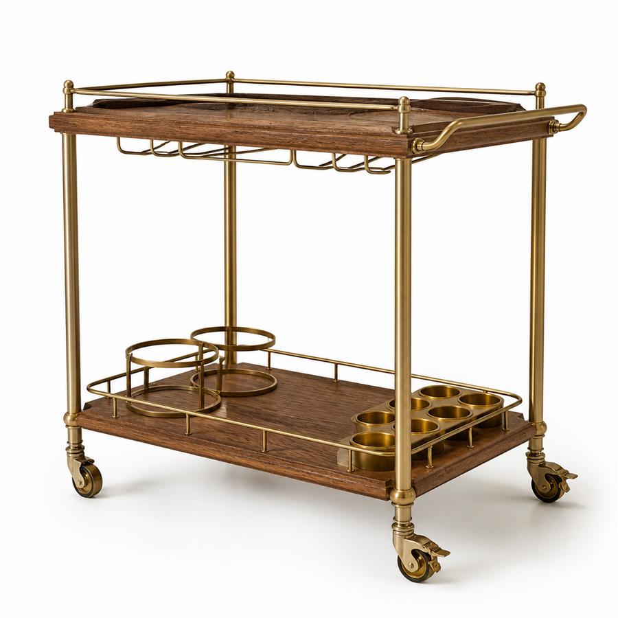 Verriere Bar Cart — Brass & Oak