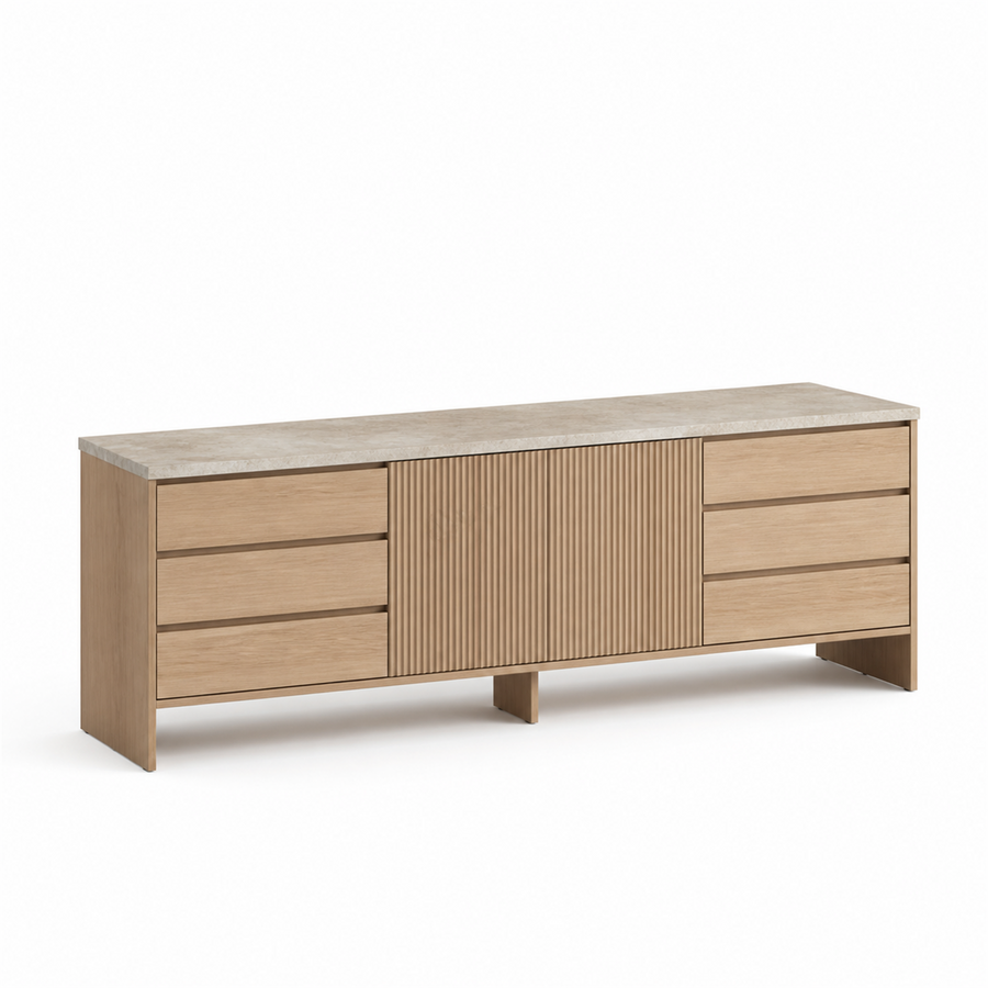 Vypal Credenza 2.2 m — Stone Top